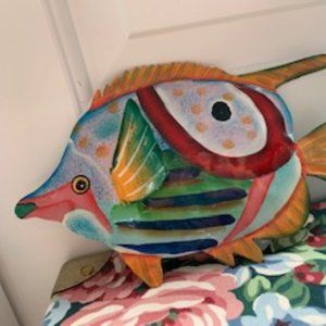 Metal Fish-hand-painted